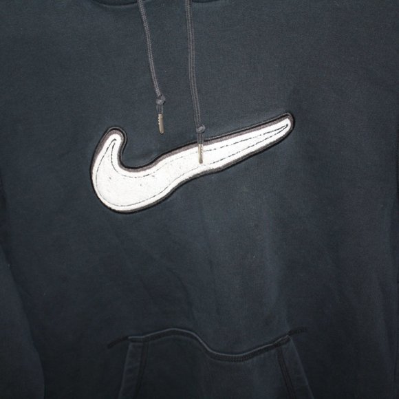 Nike Black Chenille Swish Hoodie - Picture 4 of 6